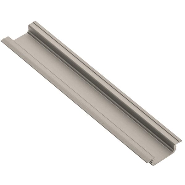 LED hliníkový profil s prírubou šampanského GLAX 2 m (zadlabacia)