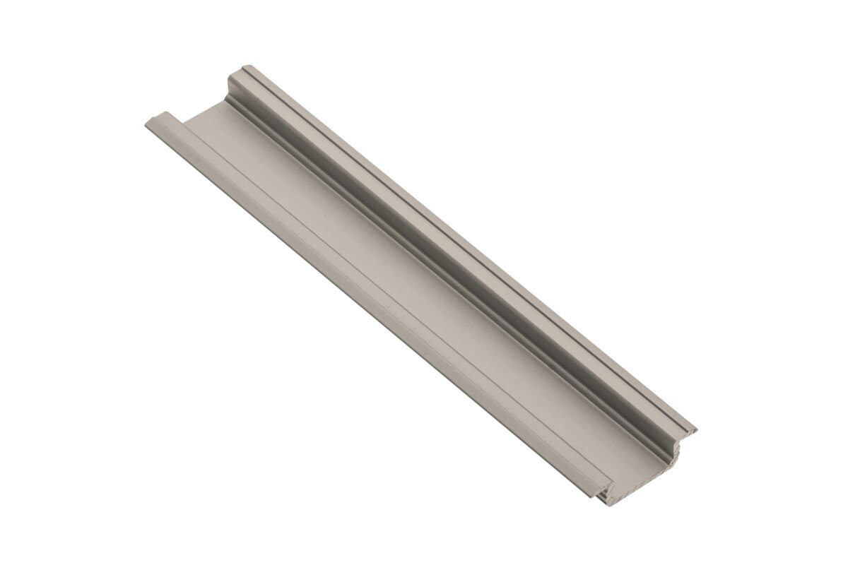 LED hliníkový profil s prírubou šampanského GLAX 2 m (zadlabacia)