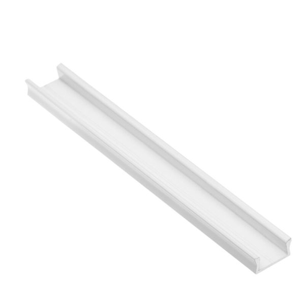 LED aplikovaný hliníkový profil GLAX Mini biely 2 m