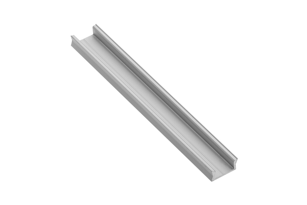 LED hliníkový profil aplikovaný GLAX Mini strieborný 3m