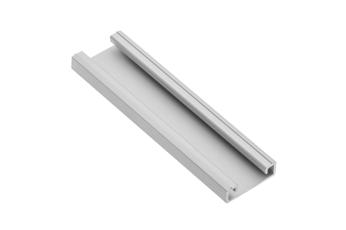 LED hliníkový profil aplikovaný GLAX strieborný 2 m