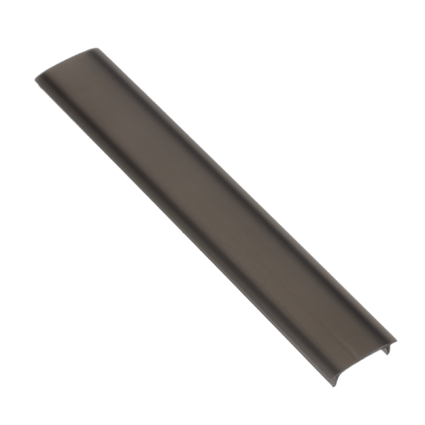 čierny kryt pre LED profil GLAX 3