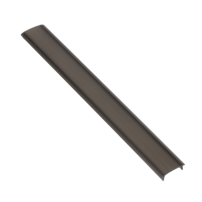čierny kryt pre LED profil GLAX Mini 2 m