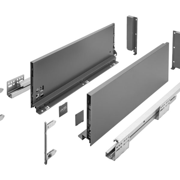 Zásuvkový systém AXISPRO 450mm antracit - vysoký H167