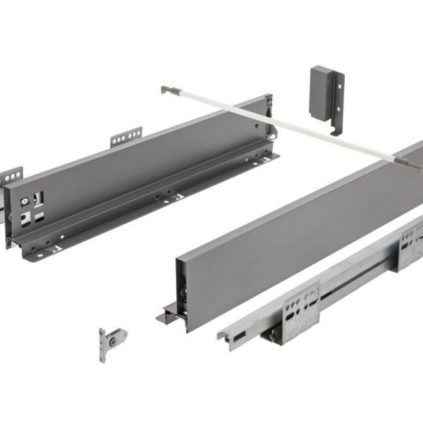 Tlačová zásuvka AXISPRO na otvorenie 550mm antracitu - nízky H84