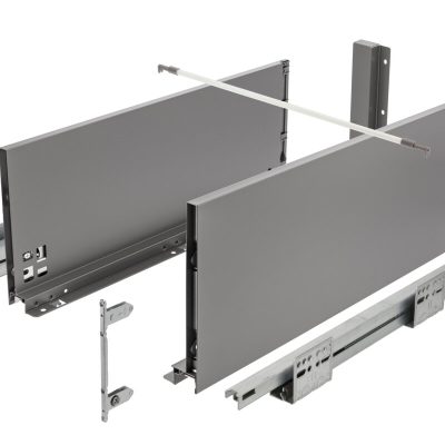 Push zásuvka AXISPRO na otvorenie 550mm antracitu - veľmi vysoká H199