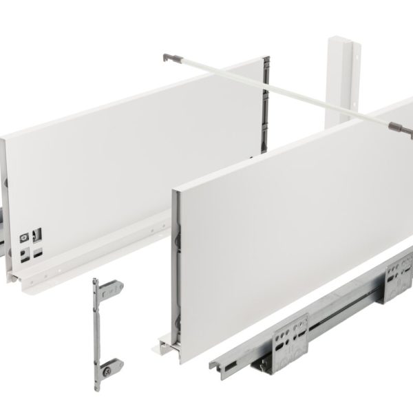 Push zásuvka AXISPRO na otvorenie 550mm bielej - vysoká H167