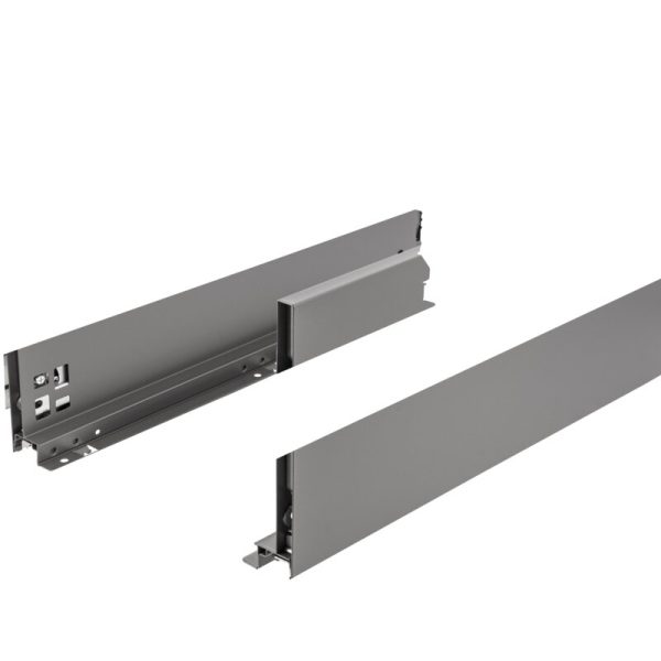 Push zásuvka AXISPRO na otvorenie 550mm antracitu - H167 vysoká