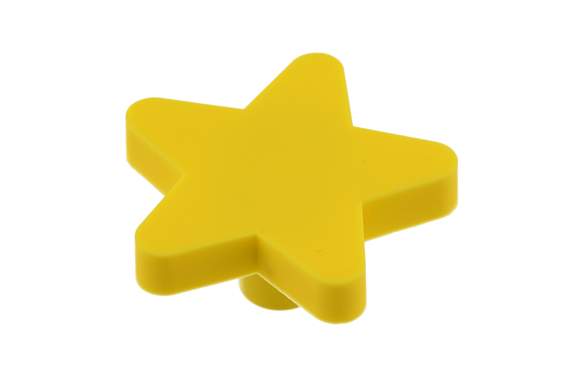 Gumová rukoväť Star žltá