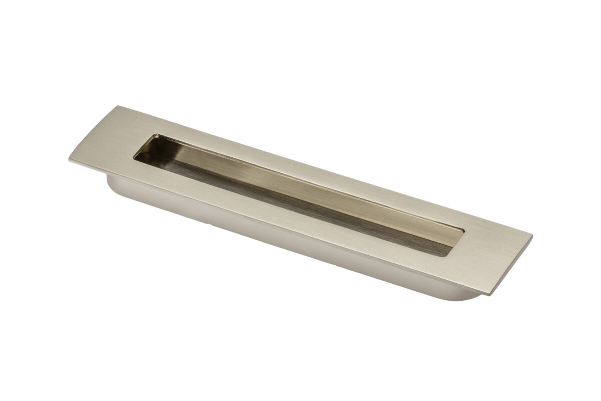 Rukoväť Zamak E6 C=128mm brúsená oceľ
