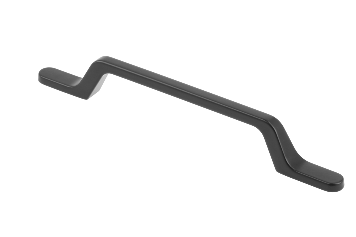 Rukoväť Zamak FLAVIO C=160 mm čierna matná