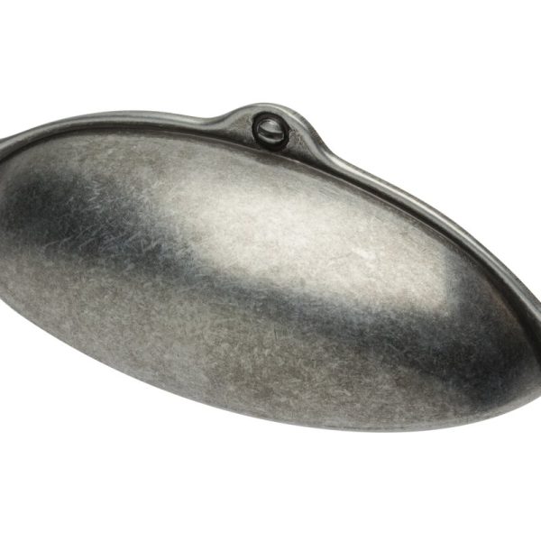 Zamak rukoväť MARSALA C=64mm starožitné striebro