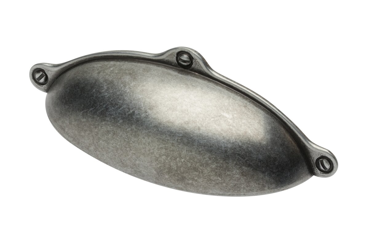 Zamak rukoväť MARSALA C=64mm starožitné striebro