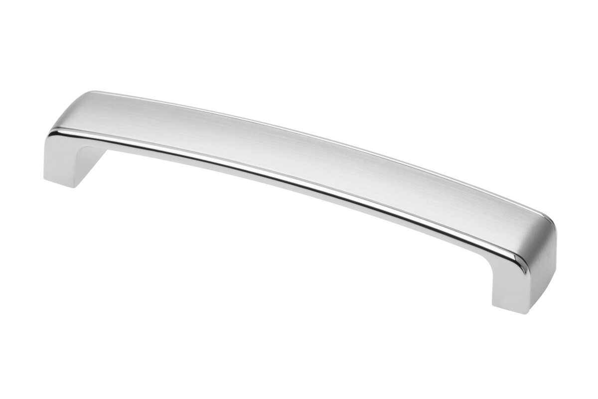 Rukoväť Zamak MONZA C=160mm brúsená oceľ