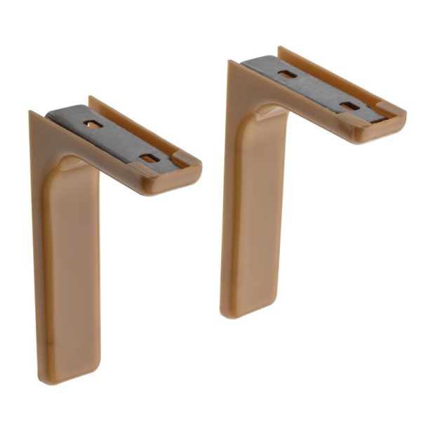 Podpera police 24 cm biela