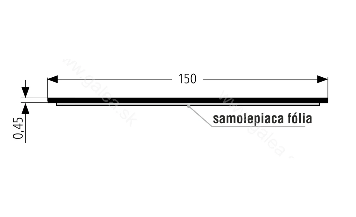 OP150 - okopový plech, výška 150 mm – Obrázok 6