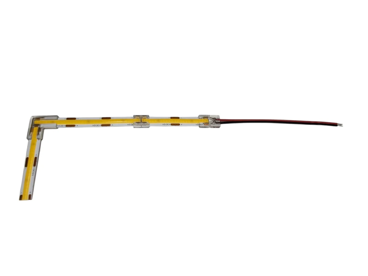 LED R2 rýchlospojka - rohové spojenie / LEd pás 8mm šírka – Obrázok 3