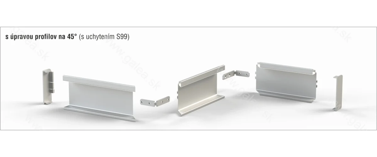S057/LED - 4,1 m - zásuvkový úchytový profil LED – Obrázok 6